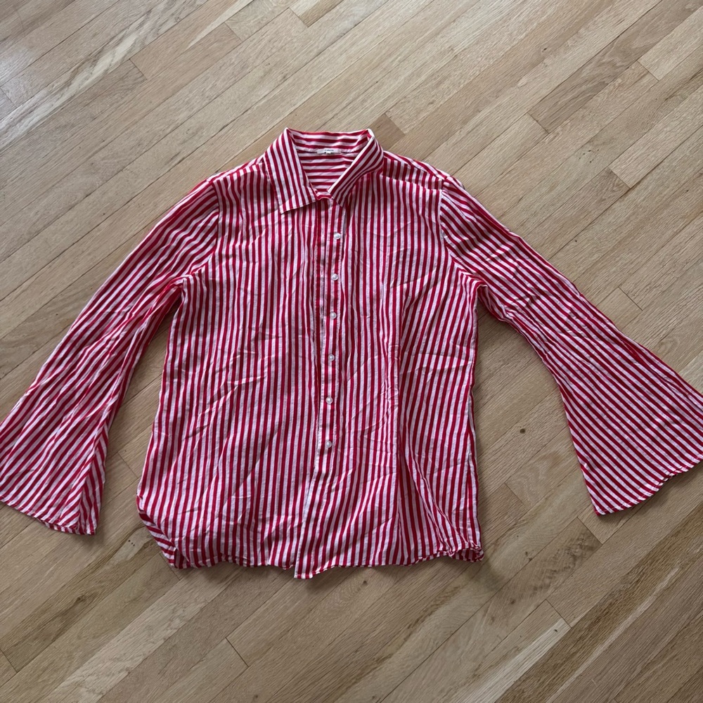 Tularosa Striped Button Down Shirt - Picture 2 of 4